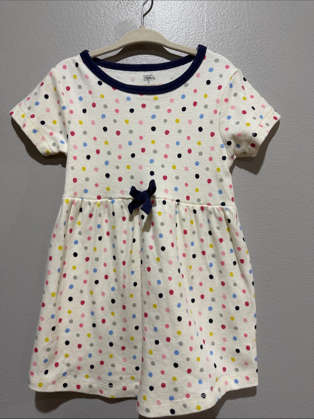 Touch by Nature PolkaDot 100% cotton Dress 2T